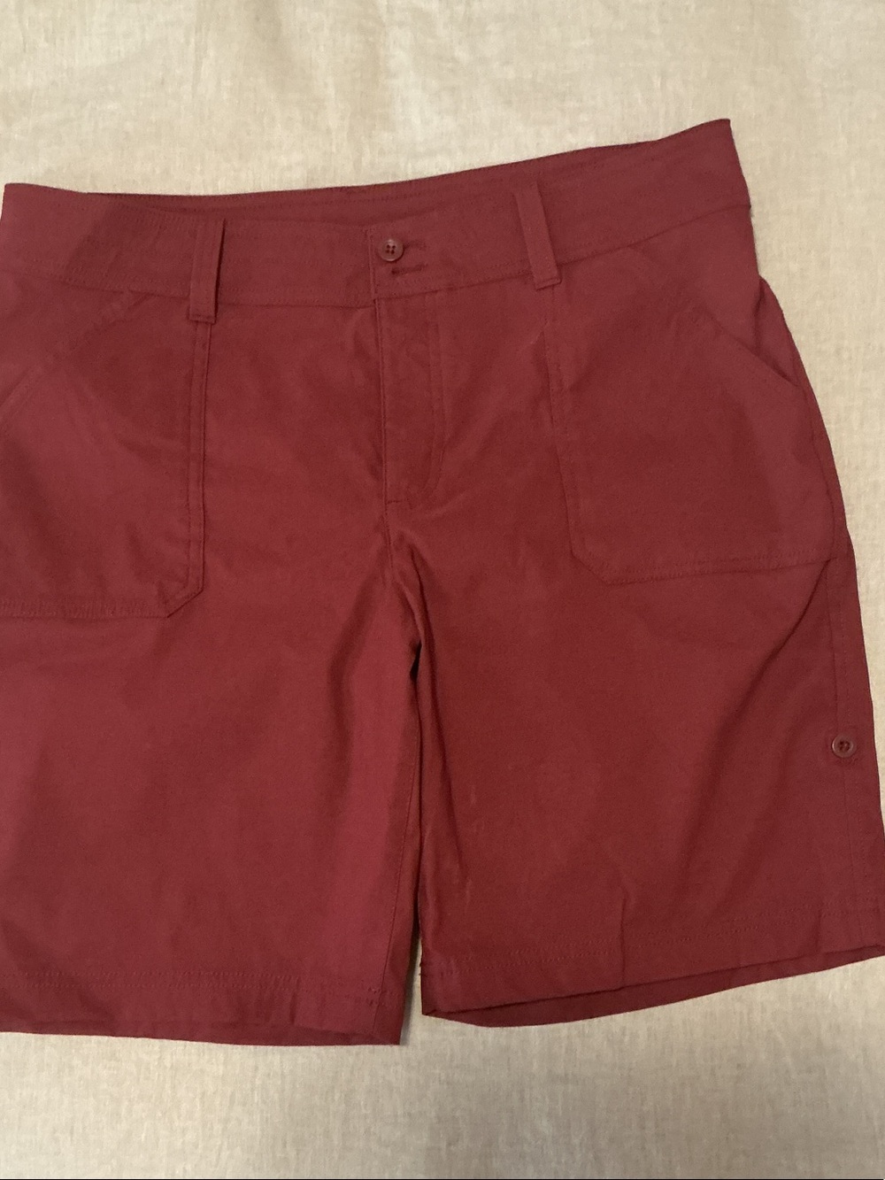 Eddie Bauer Women's Burgundy Straight Leg shorts